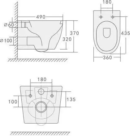 Унитаз подвесной Cerutti Spa Orlter Aria UF CT10572 - фото товара
