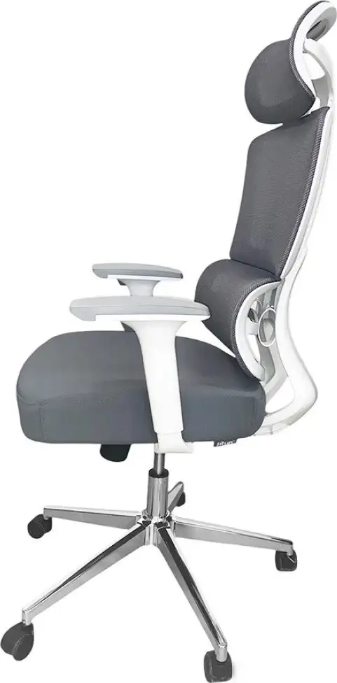 Офисное кресло SitUp Palma White Chrome (сетка Grey/Grey) – фото товара