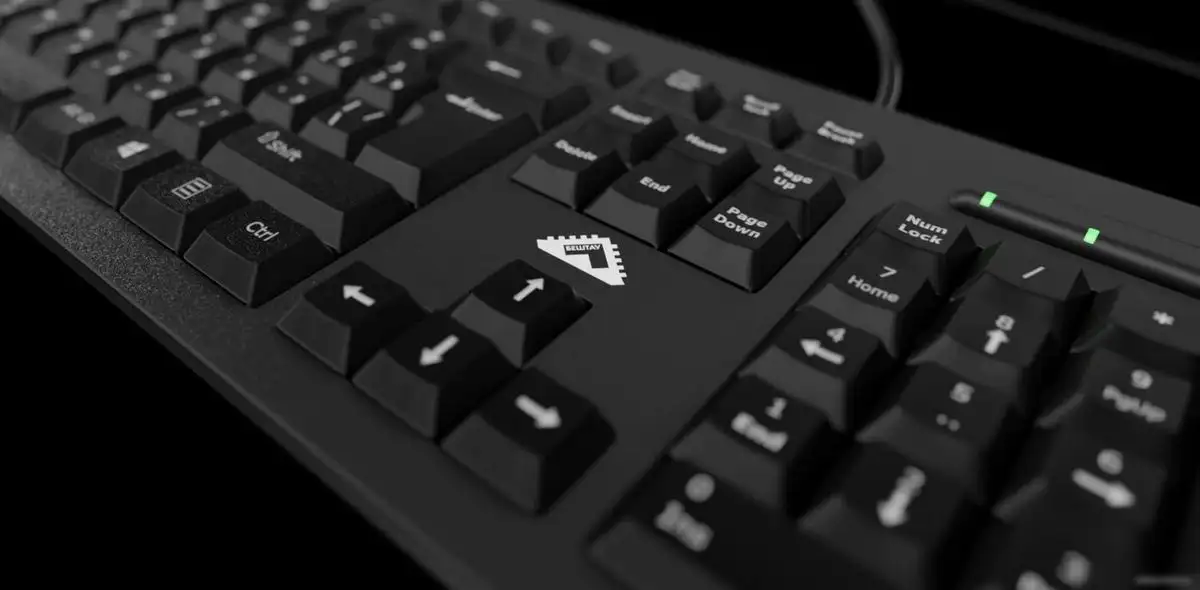 Клавиатура Бештау КЛ104РУ (1.8 м, с лазерной гравировкой) – фото товара