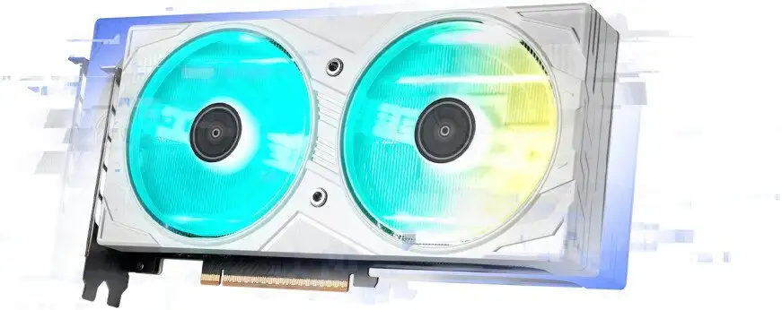 Видеокарта KFA2 GeForce RTX 5060 Ti EX White 2X 8GB 56ISN8MDCSBK – фото товара