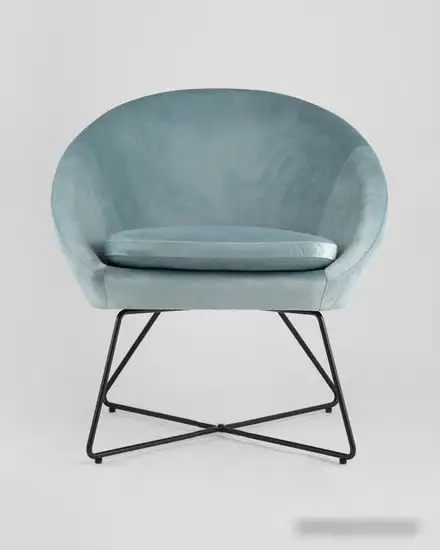 Интерьерное кресло Stool Group Колумбия (пыльно-голубой) – фото товара