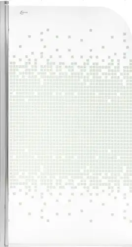 Стеклянная шторка для ванны Saniteco SN-21-Mosaic 140x80