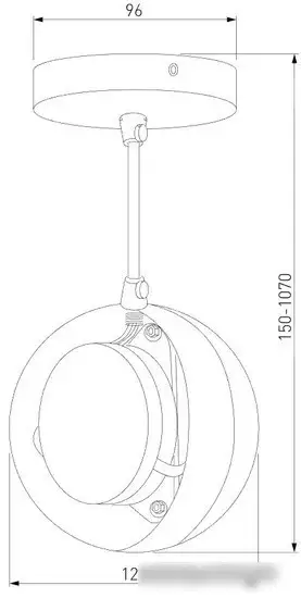 Подвесная люстра Elektrostandard DLN050 GX53 (белый/хром) – фото товара