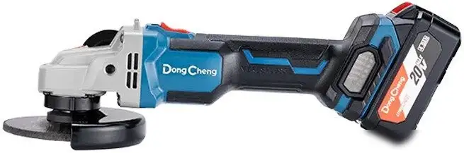 Угловая шлифмашина DongCheng DCSM03-125 Type EM (с 2-мя АКБ, кейс) – фото товара