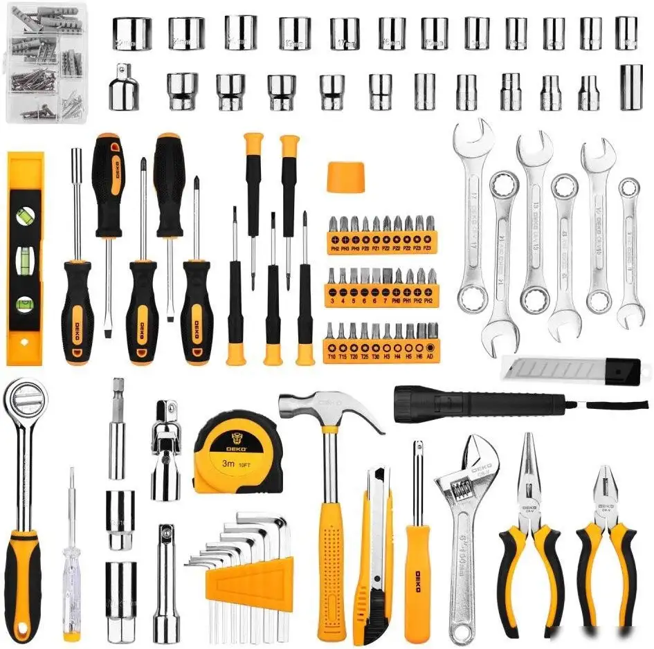 Набор домашнего мастера Deko DKMT208-1 (208 шт) – фото товара