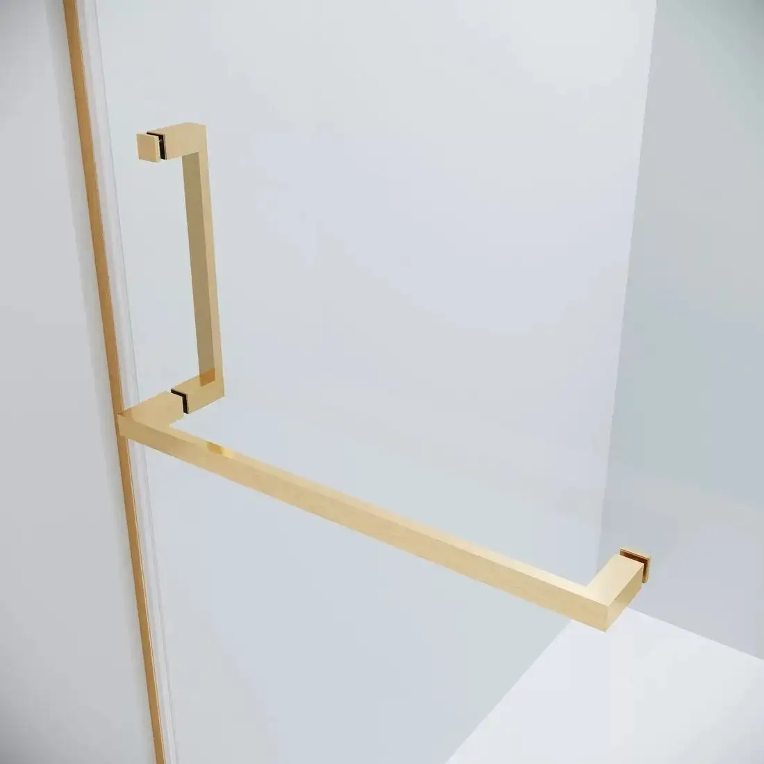 Душевой уголок Grossman Pragma 110x80x195 120.K33.03.1180.32.00 (золото сатин/прозрачное стекло) - фото товара