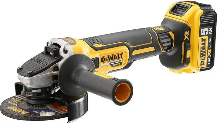 Угловая шлифмашина DeWalt DCG405P2 (с 2-мя АКБ, кейс) – фото товара