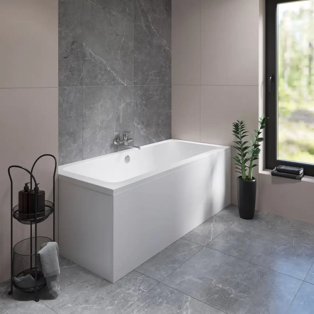 Ванна Lauter Olympia 170x75 21100075 (с каркасом) - фото товара