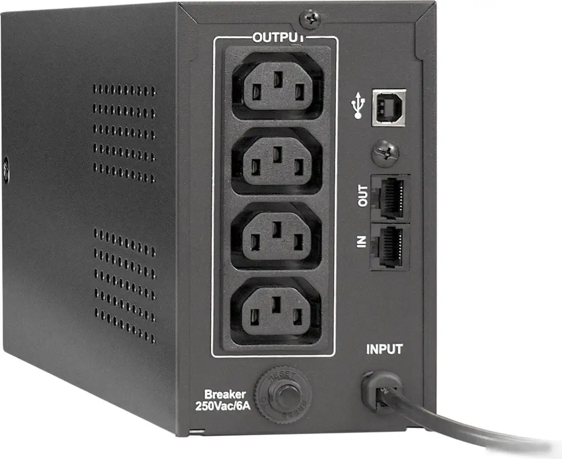 Источник бесперебойного питания ExeGate Power Back BNB-850.LED.AVR.C13.RJ.USB – фото товара