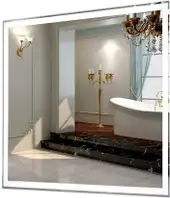 Пекам Зеркало Greta 80x70 greta-80x70B (с подсветкой и бесконтактным сенсором) – изображение в каталоге