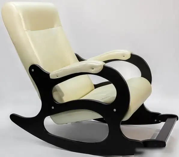 Кресло-качалка Бастион 2 с подножкой (bone) – фото товара