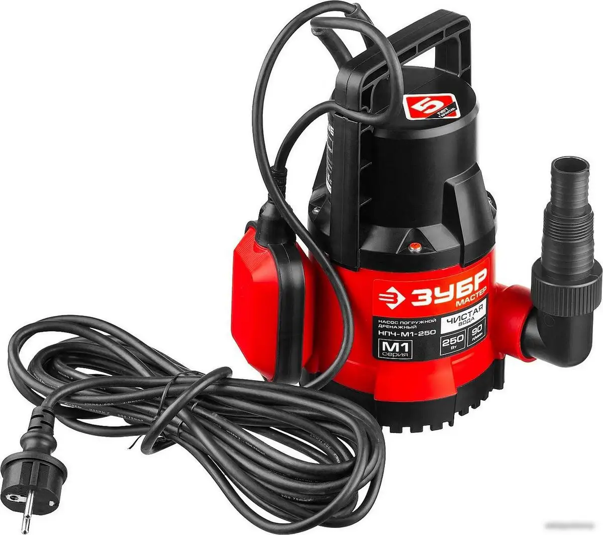 Дренажный насос Зубр Мастер НПЧ-М1-250 - фото товара
