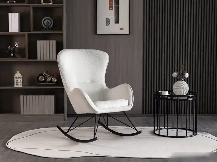 Кресло-качалка Halmar Liberto (белый) – фото товара
