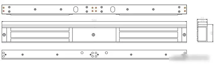 Электромагнитный замок ZKTeco CM-280D – фото товара