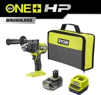 Ударная дрель-шуруповерт Ryobi RPD18X1-1C50S 5133006830 (с 1-им АКБ, сумка) – изображение в каталоге