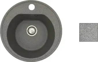 Кухонная мойка БелЭворс Traffic (серый, без сифона) - изображение в каталоге