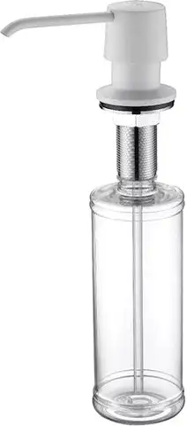 Дозатор для жидкого мыла Paulmark Sauber D001-431 (белый/белый матовый)