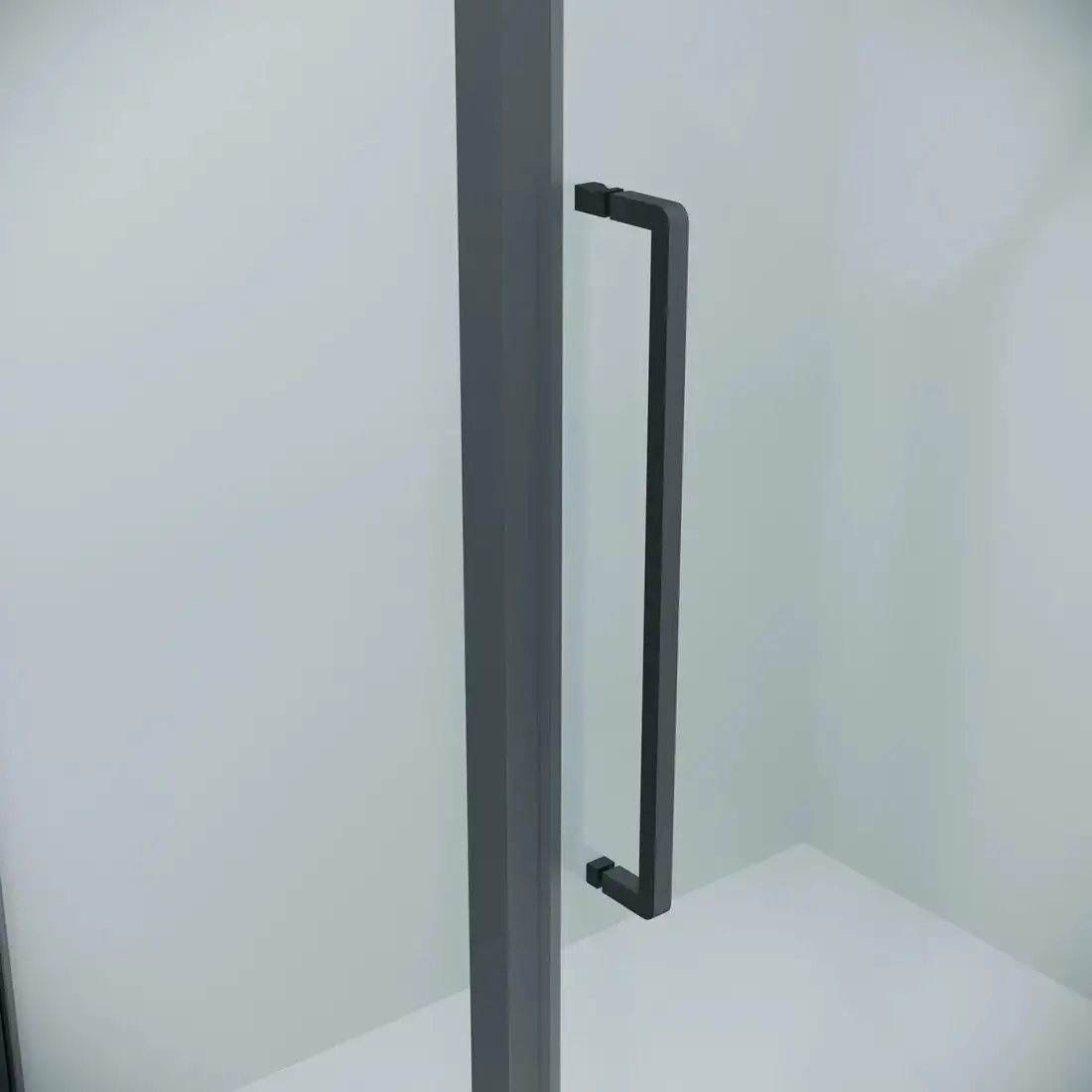 Душевая дверь Niagara Nova NG-35-8AGR 80х195 (графит/прозрачное стекло) - фото товара