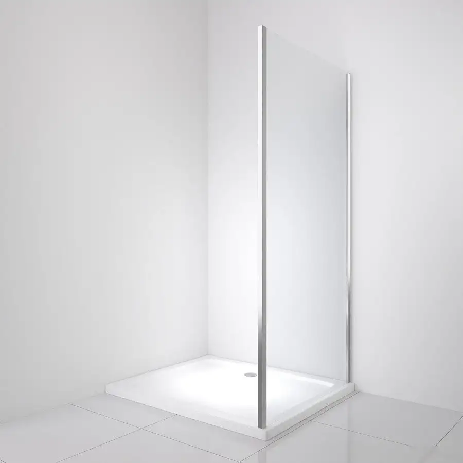 Душевая стенка BelBagno LUCE-80-FIX-C-Cr - фото товара