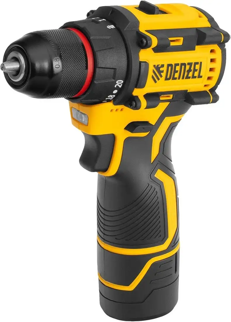 Дрель-шуруповерт Denzel CDH-BL-12 (с 1-им АКБ, кейс) – фото товара