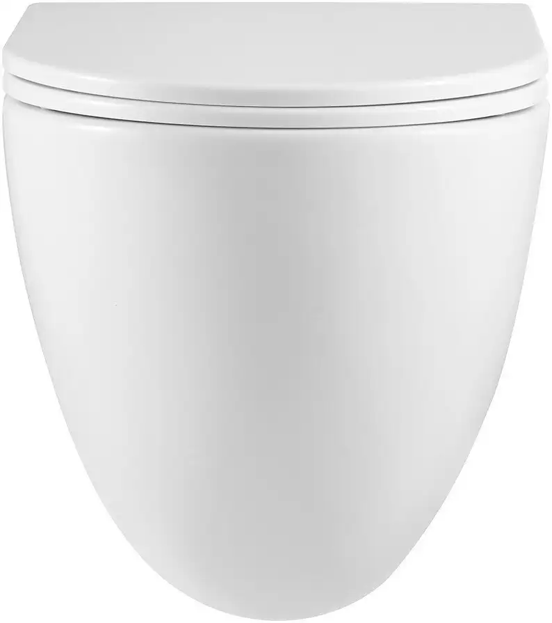 Унитаз подвесной Lemark Glazer 9614003 (белый глянец, с сиденьем) - фото товара