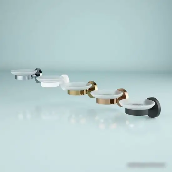 Мыльница Wellsee Finishing Touch 182502000 с держателем (матовый черный) – фото товара