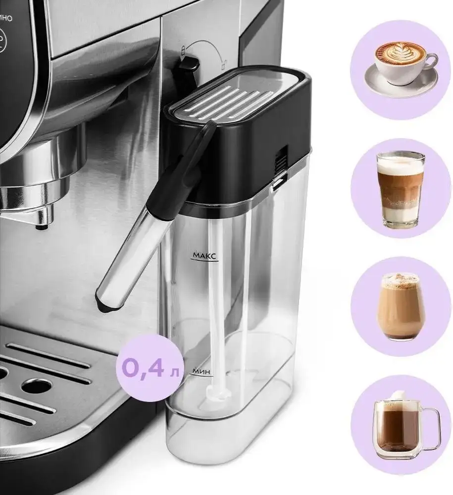 Рожковая кофеварка Kitfort KT-7692 - фото товара