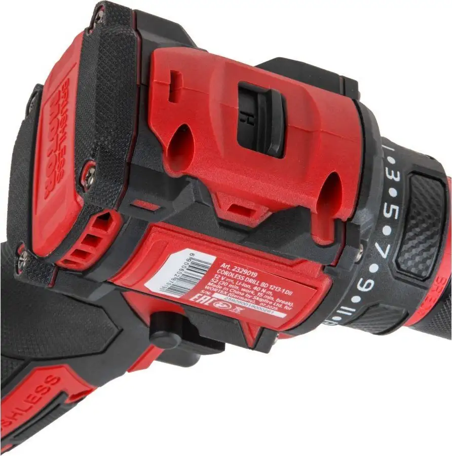 Дрель-шуруповерт Wortex BD 1213-1 Dli 2329019 (с 2-мя АКБ, кейс) – фото товара