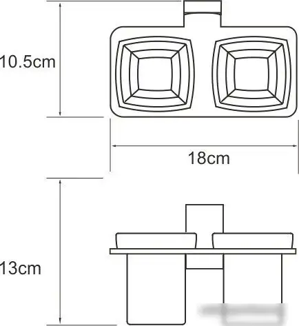 Держатель для стакана Wasserkraft Abens K-3228D – фото товара