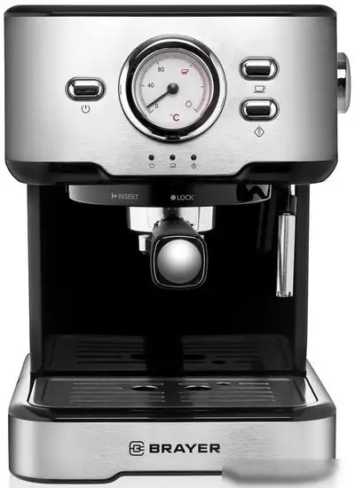 Рожковая помповая кофеварка Brayer BR1101 - фото товара