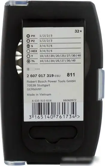 Набор бит Bosch 2607017319 (32 предмета) – фото товара