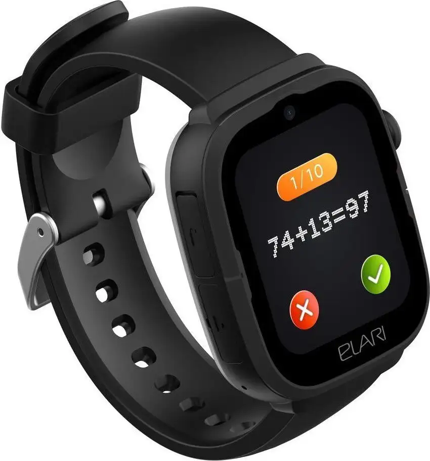 Детские умные часы Elari KidPhone 4G Go (черный) – фото товара