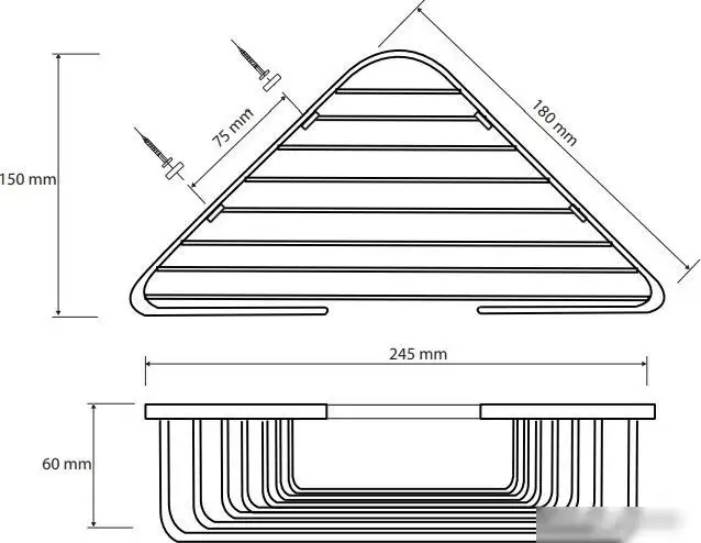 Bemeta Полка Cytro 102308120 – фото товара
