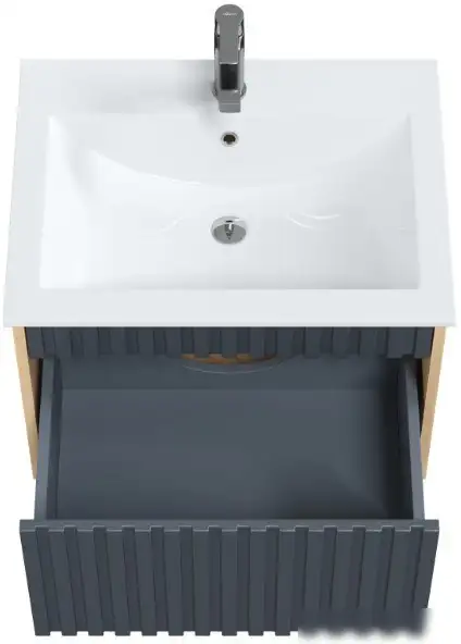 Onika Тумба под умывальник Дайлер 60 106151 (графит/дуб сонома) – фото товара