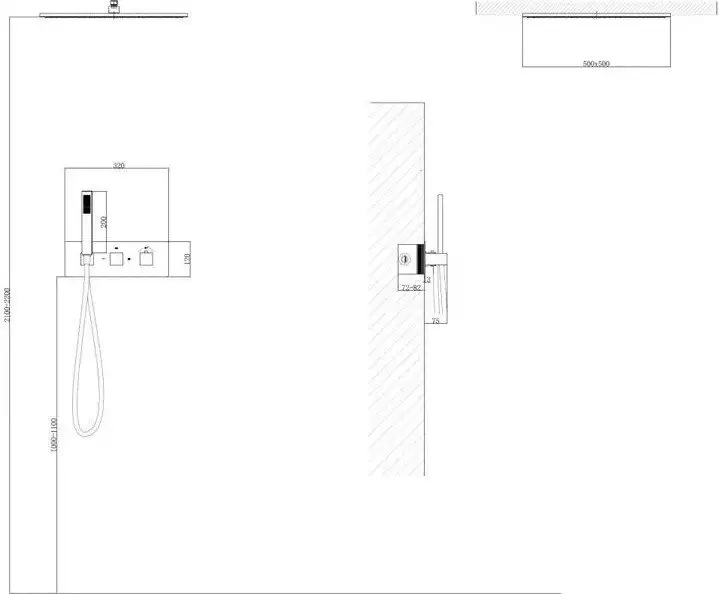 Душевая система Abber Daheim AF8255G (золото матовое) - фото товара