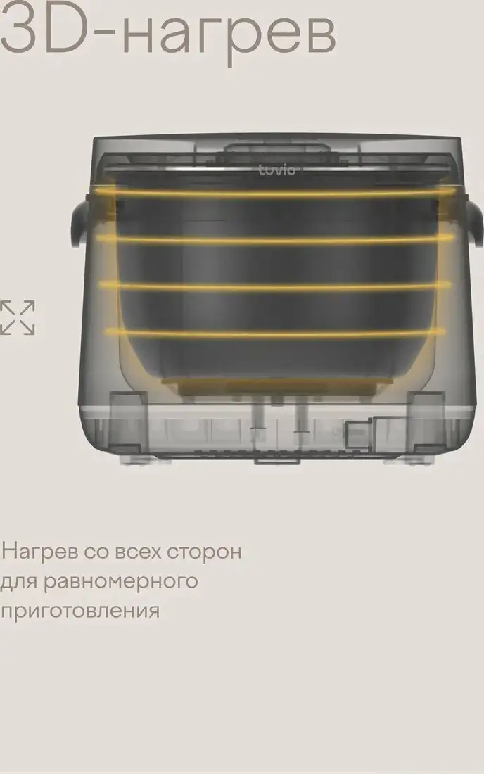 Мультиварка Tuvio TMC04D5S – фото товара