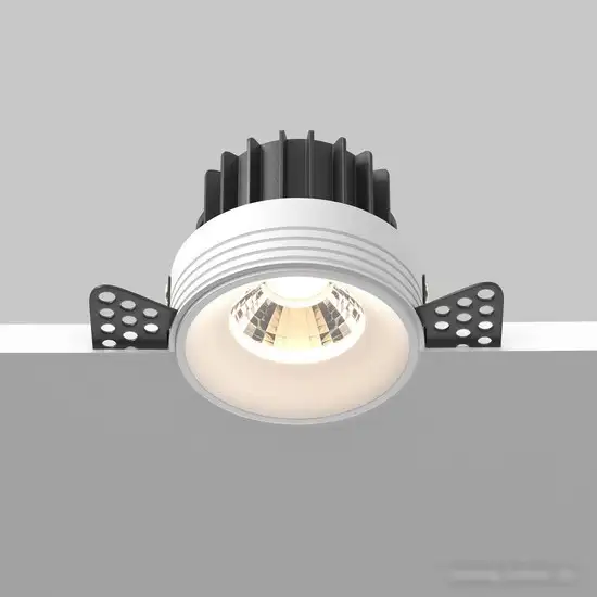 Точечный светильник Maytoni Round DL058-12W3K-TRS-W – фото товара
