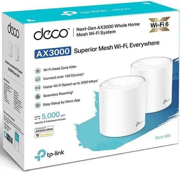Wi-Fi система TP-Link Deco X60 V2 (2 шт.) – фото товара