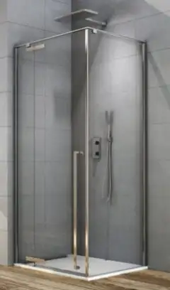 Душевой уголок Aquanet Ideal AE-AXC10MZ-S-С (прозрачное стекло) - изображение в каталоге