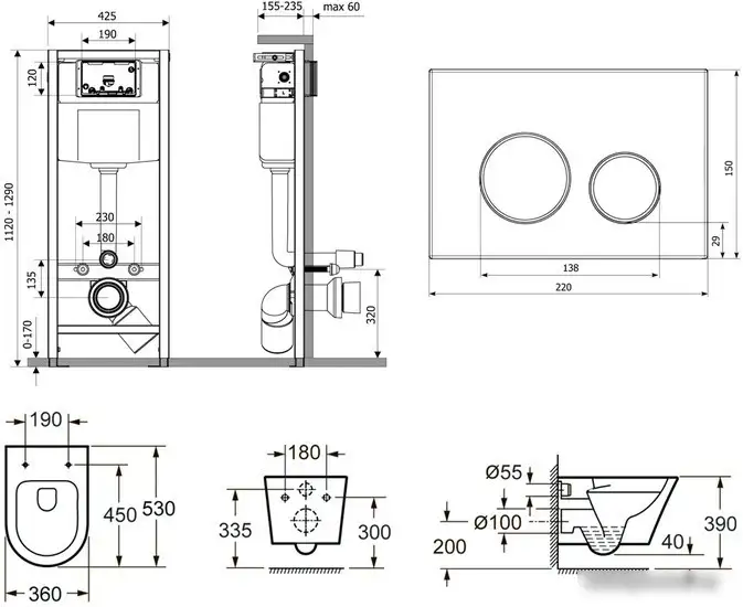 Унитаз Lavinia Boho Relfix Biore Rimless 6 в 1 77040108 - фото товара