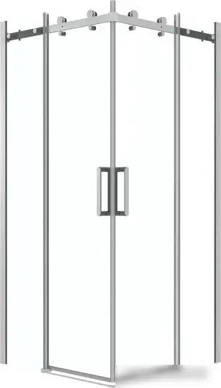 Душевой уголок Grossman Classic 80x80x195 300.K33.04.8080.10.00 (хром/прозрачное стекло)