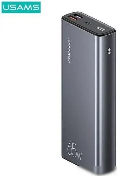 Usams CD165 PB59 30000mAh (темно-серый) – фото товара