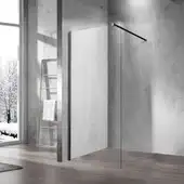 Душевая стенка Vincea Walk-In VSW-1H800CLB (матовый черный/прозрачное) - изображение в каталоге