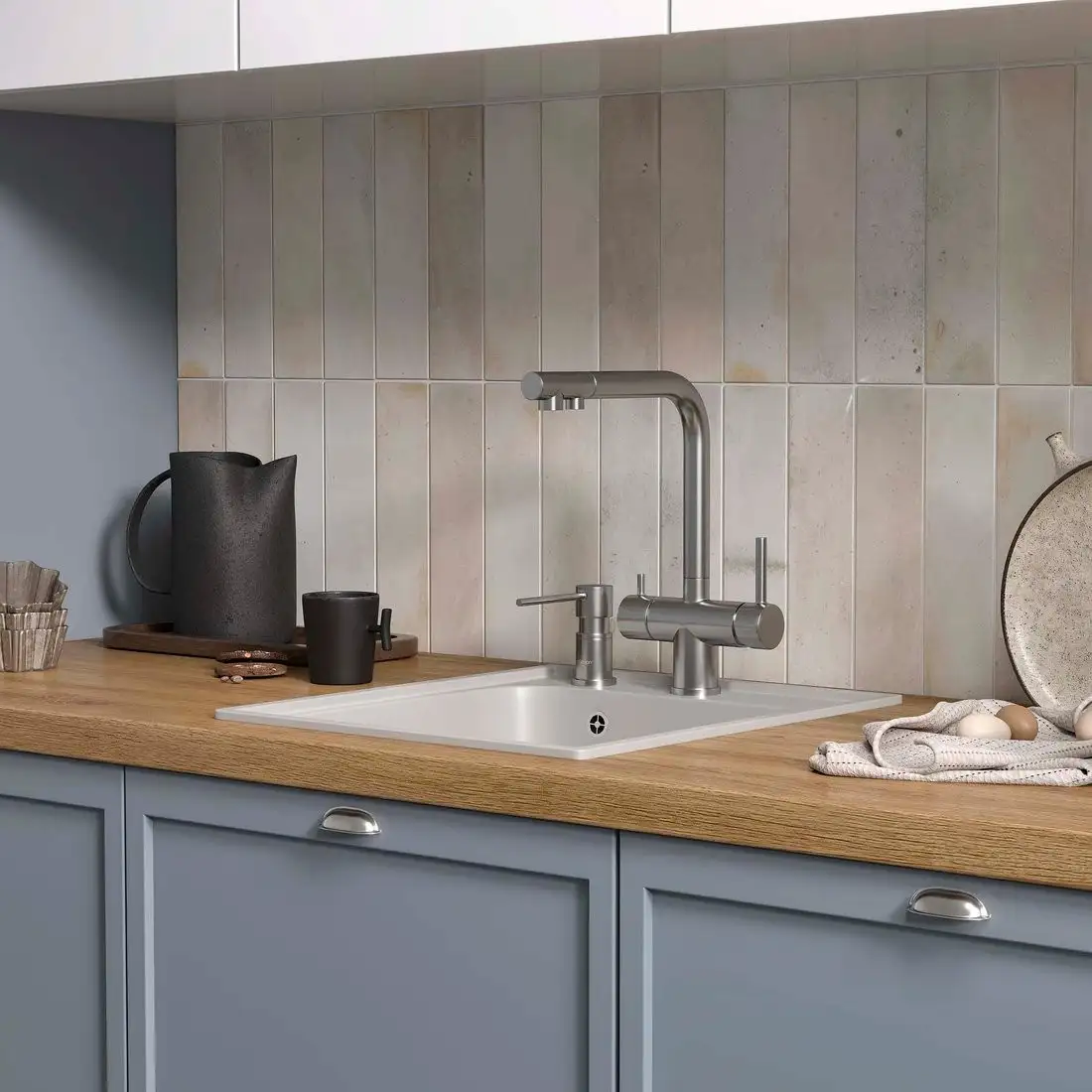 Кухонная мойка Reflexion Quadra RF0243GR - фото товара