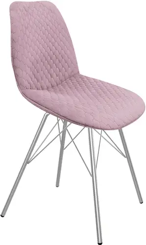 Стул Sheffilton SHT-ST29-C22/S37 (розовый зефир/хром лак) – изображение в каталоге