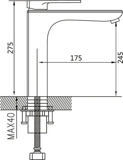 Смеситель Shevanik S8511T - фото товара