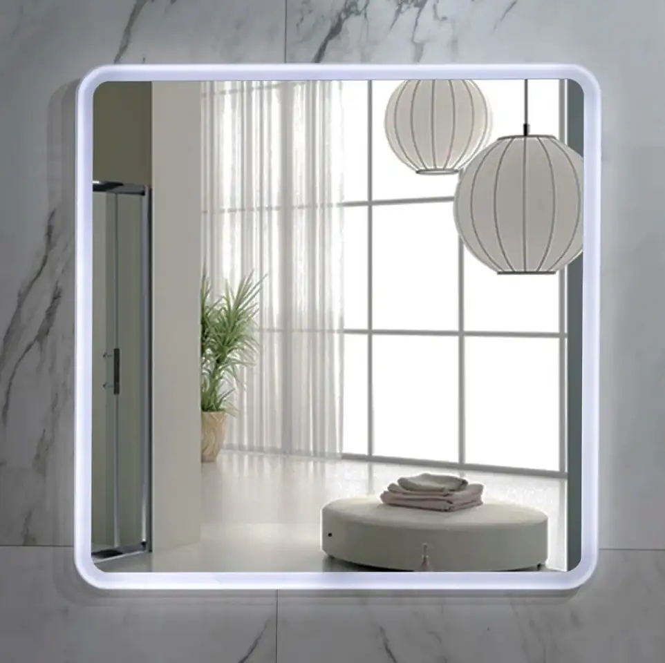 Пекам Зеркало Marta 80x80 marta-80x80B (с подсветкой,с бесконтактным сенсором) – фото товара