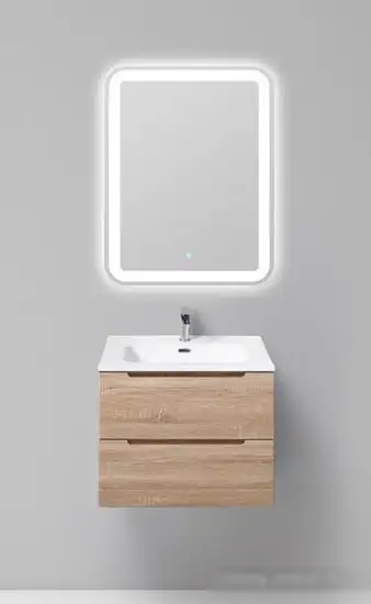 BelBagno Тумба под умывальник Etna-600-2C-SO-WO-P (rovere bianco) – фото товара