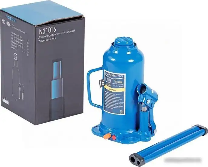 Бутылочный домкрат Nordberg N31016 16т – фото товара