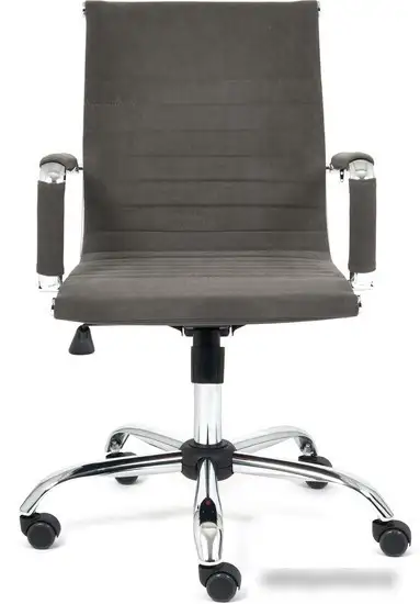 Кресло TetChair Urban-Low (флок, серый) – фото товара